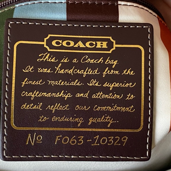 Coach Vintage Rare Legacy Handbag - Picture 15 of 16